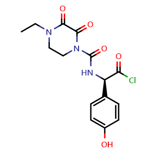 (R)-2-(4-ethyl-2,3-dioxopiperazine-1-carboxamido)-2-(4-hydroxyphenyl)acetyl chloride