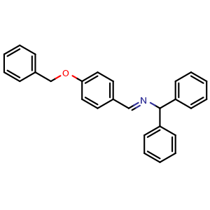 N-benzhydryl-1-(4-(benzyloxy)phenyl)methanimine