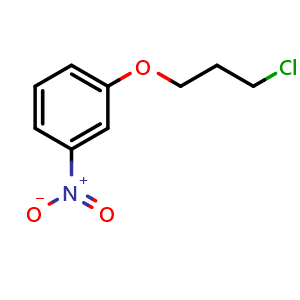 Chemical structure of 1-(3-Chloro-propoxy)-3-nitro-benzene , CAS 132636-13-6, AChemBlock Y224919
