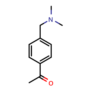 Chemical structure of 1-(4-Dimethylaminomethyl-phenyl)-ethanone , CAS 91245-82-8, AChemBlock Y224928