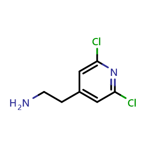 Chemical structure of (2,6-Dichloro-pyridin-4-yl)-ethyl-amine , CAS 1314966-82-9, AChemBlock Y224971