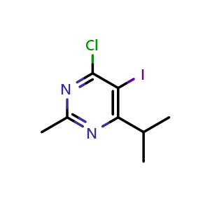 4-Chloro-5-iodo-6-isopropyl-2-methyl-pyrimidine