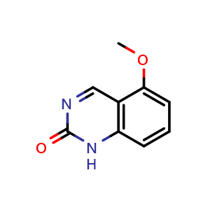 Chemical structure of 5-Methoxy-2(1H)-quinazolinone , CAS 1310241-07-6, AChemBlock Y225022