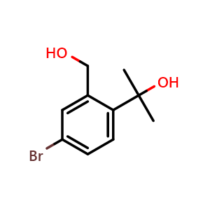 2-(4-bromo-2-(hydroxymethyl)phenyl)propan-2-ol