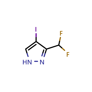 3-(difluoromethyl)-4-iodo-1H-pyrazole