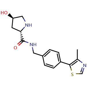 (2S,4R)-4-hydroxy-N-(4-(4-methylthiazol-5-yl)benzyl)pyrrolidine-2-carboxamide