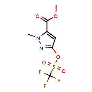 methyl 1-methyl-3-(((trifluoromethyl)sulfonyl)oxy)-1H-pyrazole-5-carboxylate