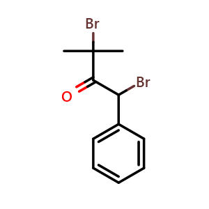 1,3-dibromo-3-methyl-1-phenylbutan-2-one