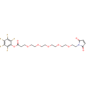 perfluorophenyl 1-(2,5-dioxo-2,5-dihydro-1H-pyrrol-1-yl)-3,6,9,12,15-pentaoxaoctadecan-18-oate