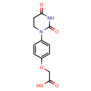 2-(4-(2,4-dioxotetrahydropyrimidin-1(2H)-yl)phenoxy)acetic acid