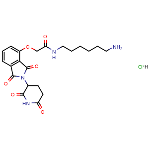 N-(6-aminohexyl)-2-((2-(2,6-dioxopiperidin-3-yl)-1,3-dioxoisoindolin-4-yl)oxy)acetamide hydrochloride