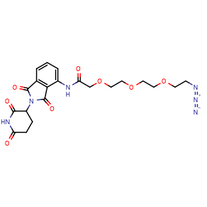 2-(2-(2-(2-azidoethoxy)ethoxy)ethoxy)-N-(2-(2,6-dioxopiperidin-3-yl)-1,3-dioxoisoindolin-4-yl)acetamide