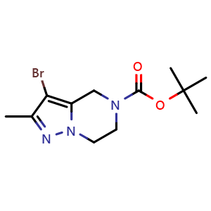 tert-butyl 3-bromo-6,7-dihydro-2-methylpyrazolo[1,5-a]pyrazine-5(4H)-carboxylate