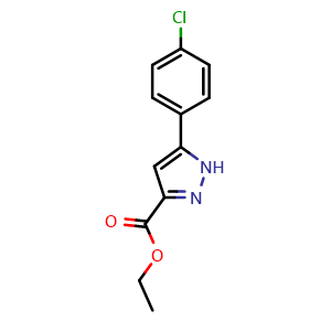 ethyl 5-(4-chlorophenyl)-1H-pyrazole-3-carboxylate