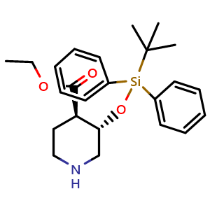ethyl (3S,4R)-3-((tert-butyldiphenylsilyl)oxy)piperidine-4-carboxylate