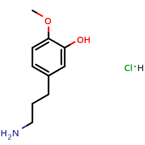 5-(3-aminopropyl)-2-methoxyphenol hydrochloride