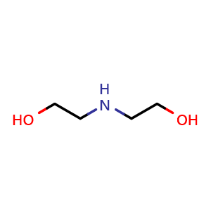 Chemical structure of NH-bis(PEG1-OH) , CAS 54384-47-3, AChemBlock Y225389