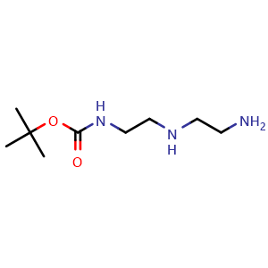 Chemical structure of N1-Boc-2,2′-iminodiethylamine , CAS 193206-49-4, AChemBlock Y225522