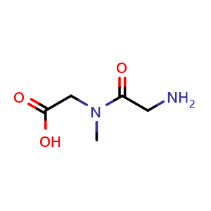Chemical structure of Gly-Sar , CAS 29816-01-1, AChemBlock Y225595