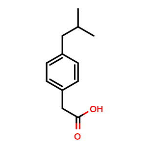 Chemical structure of Ibufenac , CAS 1553-60-2, AChemBlock Y225607