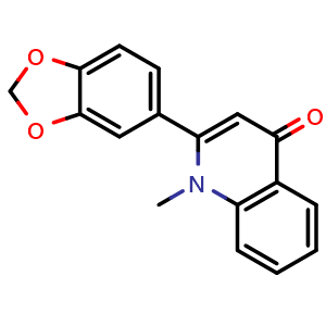 Chemical structure of Graveoline , CAS 485-61-0, AChemBlock Y225617