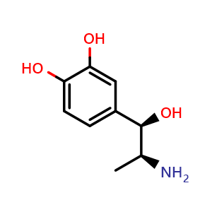 Chemical structure of Levonordefrin , CAS 829-74-3, AChemBlock Y225632