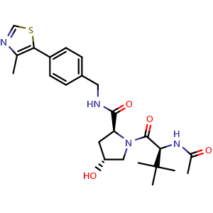 Chemical structure of VH032 , CAS 1448188-62-2, AChemBlock Y225646