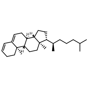 Chemical structure of Cholesta-3,5-diene , CAS 747-90-0, AChemBlock Y225673