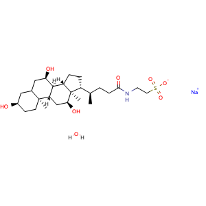 Chemical structure of Taurocholic acid (sodium hydrate) , CAS 312693-83-7, AChemBlock Y225677
