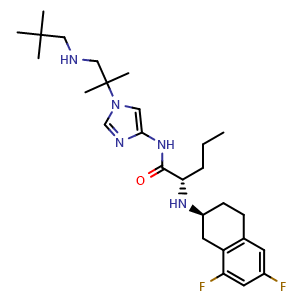 Chemical structure of Nirogacestat , CAS 1290543-63-3, AChemBlock Y225706