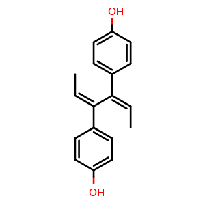 Chemical structure of Dienestrol , CAS 84-17-3, AChemBlock Y225719