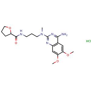Chemical structure of Alfuzosin hydrochloride , CAS 81403-68-1, AChemBlock Y225727