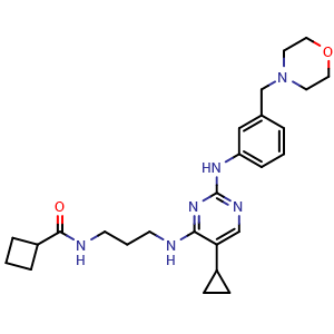 Chemical structure of MRT67307 , CAS 1190378-57-4, AChemBlock Y225728