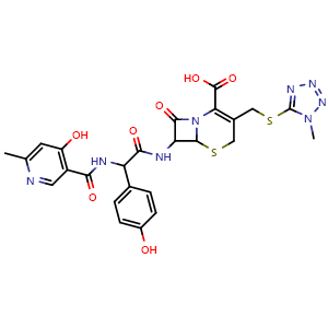 Chemical structure of Cefpiramide acid , CAS 70797-11-4, AChemBlock Y225732