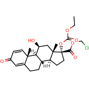 Chemical structure of Loteprednol etabonate , CAS 82034-46-6, AChemBlock Y225740