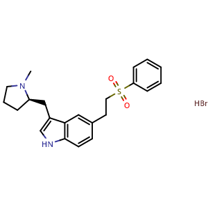 Chemical structure of Eletriptan hydrobromide , CAS 177834-92-3, AChemBlock Y225747