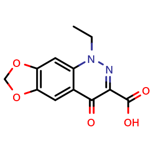 Chemical structure of Cinoxacin , CAS 28657-80-9, AChemBlock Y225757