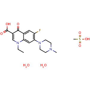 Pefloxacin Mesylate Dihydrate