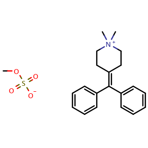 Chemical structure of Diphenmanil methylsulfate , CAS 62-97-5, AChemBlock Y225783