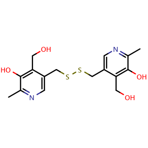 Chemical structure of Pyrithioxin , CAS 1098-97-1, AChemBlock Y225800