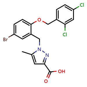 Chemical structure of EP1-antagonist-1 , CAS 851204-35-8, AChemBlock Y225817
