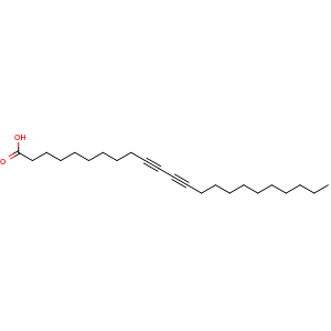 Chemical structure of 10,12-Tricosadiynoic acid , CAS 66990-30-5, AChemBlock Y225820