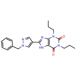 Chemical structure of A2B receptor antagonist 1 , CAS 531506-36-2, AChemBlock Y225822