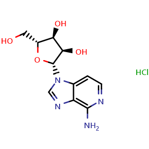 Chemical structure of 3-Deazaadenosine hydrochloride , CAS 86583-19-9, AChemBlock Y225832