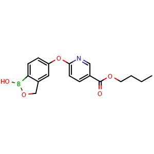 Chemical structure of AN3199 , CAS 1187187-10-5, AChemBlock Y225868