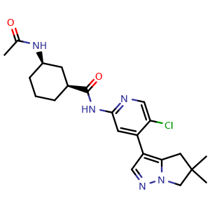 Chemical structure of AZD4573 , CAS 2057509-72-3, AChemBlock Y225896