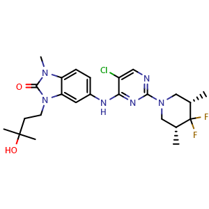 Chemical structure of BCL6-IN-3 , CAS 2253878-44-1, AChemBlock Y225902