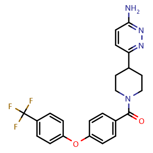 Chemical structure of BI-749327 , CAS 2361241-23-6, AChemBlock Y225909