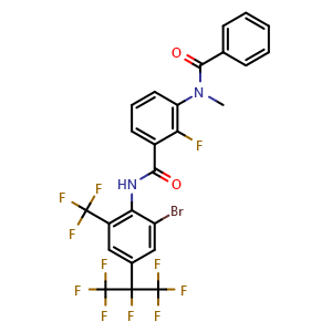 Chemical structure of Broflanilide , CAS 1207727-04-5, AChemBlock Y225923