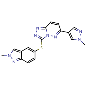 Chemical structure of c-Met inhibitor 1 , CAS 1357072-61-7, AChemBlock Y225931